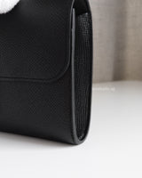 Hermes Constance To Go | Black/Noir Epsom Palladium Hardware-details