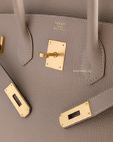 Hermes Birkin Retourne 35 | Trench Togo Gold Hardware-details