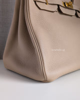 Hermes Birkin Retourne 35 | Trench Togo Gold Hardware-details