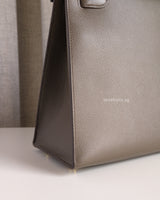 Hermes Kelly Sellier 28 | Etoupe Epsom Gold Hardware-details