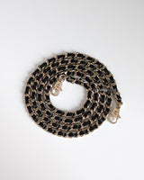 Chanel Coco Handle East West Mini | Black Caviar Light Gold Hardware-details
