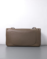 Maxi Flap 32cm | 26A Dark Khaki Caviar Gold Hardware