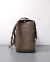 Maxi Flap 32cm | 26A Dark Khaki Caviar Gold Hardware