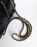 Chanel Gabrielle Backpack Small | Black Calfskin Multicolored Hardware-details