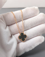 Vintage Alhambra Necklace Grey Mother of Pearl 18K Rose Gold