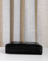 Chanel Top Handle Vanity On Chain LP | 26A Crocodile Embossed Calfskin Gold Hardware-details