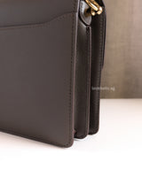 Hermes Roulis Mini | Gris Etain Calfskin Permabrass Hardware-details