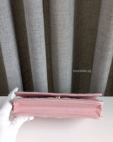 Chanel Wallet On Chain 22P Light Pink Caviar Light Gold Hardware-details