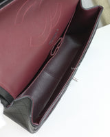 Chanel Classic Flap Jumbo | Black Caviar Silver Hardware-details
