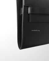 Hermes Kelly To Go Noir Epsom Gold Hardware-details