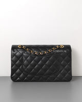 Chanel Classic Flap Medium | Black Caviar Gold Hardware-back