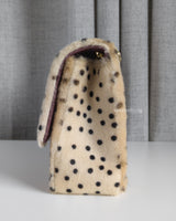 Chanel Classic Flap Medium | 26A Cheetah/Polka Dot Pony Hair Gold Hardware-details