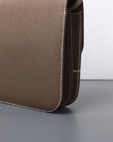 Constance Mini 18 | Etoupe 18 Epsom Gold Hardware