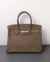 Birkin Retourne 30 | Etoupe 18 Togo Palladium Hardware