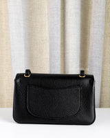 Chanel Maxi Flap Mini | 26B Black Caviar Gold Hardware-back
