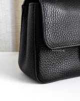 Chanel Maxi Flap Mini | 26B Black Caviar Gold Hardware-details