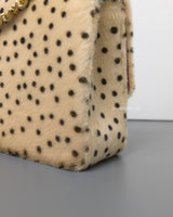 Classic Flap Medium | 26A Cheetah/Polka Dot Pony Hair Gold Hardware