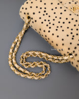 Classic Flap Medium | 26A Cheetah/Polka Dot Pony Hair Gold Hardware