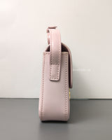 Triomphe Shoulder Bag Peony/Pastel Pink Shiny Calfskin Gold Hardware