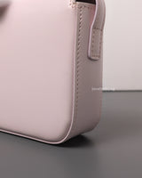 Triomphe Shoulder Bag Peony/Pastel Pink Shiny Calfskin Gold Hardware