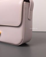 Triomphe Shoulder Bag Peony/Pastel Pink Shiny Calfskin Gold Hardware