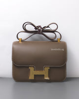 Hermes Constance 24 | Etoupe Epsom Gold Hardware-front1