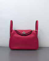 Hermes Lindy Mini | Framboise 90 Swift Palladium Hardware-front1