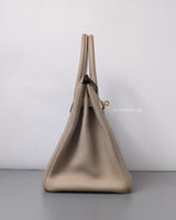 Hermes Birkin Retourne 30 | Trench Togo Gold Hardware-side