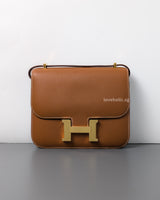 Hermes Constance Mini 18 | Gold Epsom Gold Hardware-front1