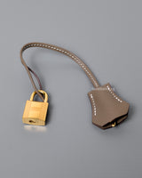 Hermes Bolide 25 | Etoupe Epsom Gold Hardware-details