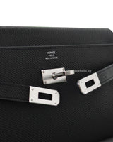 Hermes Kelly To Go Black Epsom Palladium Hardware-details
