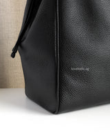 Chanel Large Shopping Bag 26A Black Caviar Gold Hardware-details