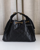Chanel Chanel 25 Small | 26A Black Caviar Gold Hardware-back