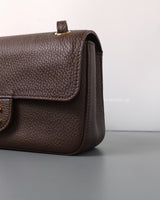 Maxi Flap Mini | 26B Brown Caviar Gold Hardware