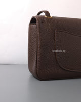 Maxi Flap Mini | 26B Brown Caviar Gold Hardware