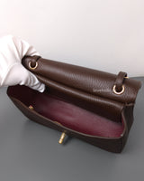 Maxi Flap Mini | 26B Brown Caviar Gold Hardware