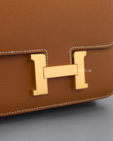 Constance Mini 18 | Gold Epsom Gold Hardware