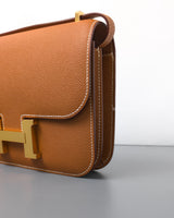 Constance Mini 18 | Gold Epsom Gold Hardware