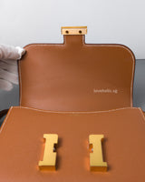 Constance Mini 18 | Gold Epsom Gold Hardware
