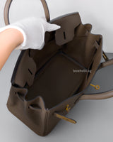 Hermes Birkin Retourne 30 | Toupe Togo Gold Hardware-details