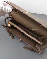 Hermes Kelly To Go Etoupe Epsom Gold Hardware-details