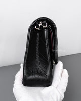 Chanel Classic Flap Medium | Black Caviar Silver Hardware-side