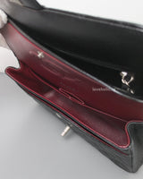 Chanel Classic Flap Medium | Black Caviar Silver Hardware-details