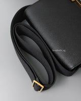 Hermes Geta Black Chevre Mysore Gold Hardware-details