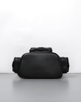 Chanel Duma Backpack Small | 23K Black Caviar Gold Hardware-details