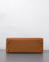 Hermes Kelly Sellier 25 | Gold Epsom Gold Hardware-details