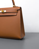 Hermes Kelly Sellier 25 | Gold Epsom Gold Hardware-details