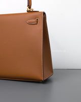 Hermes Kelly Sellier 25 | Gold Epsom Gold Hardware-details