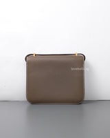 Hermes Constance Mini 18 | Etoupe Epsom Gold Hardware-back