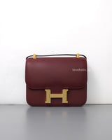 Hermes Constance 24 | Rouge Epsom Gold Hardware-front1